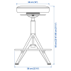 كرسي مكتبي - IKEA - Image 9